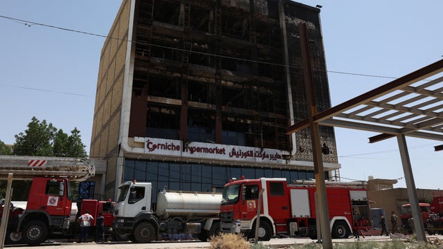 Deadly fire at hypermarket in Iraq 
