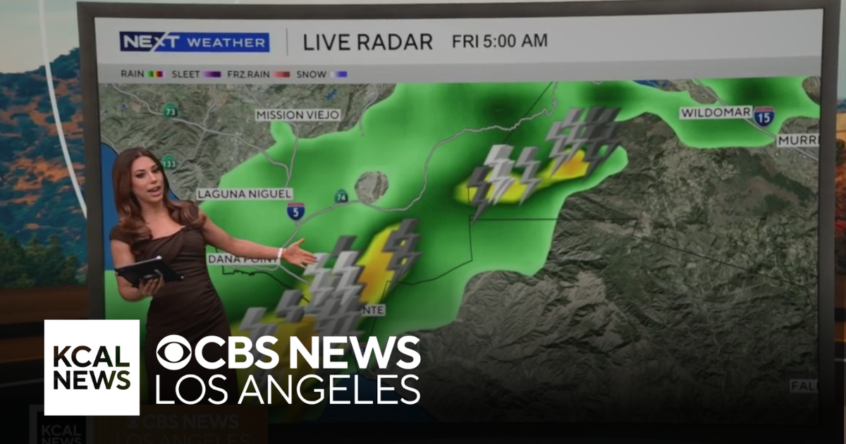 Alex Biston's 5 a.m. forecast | NEXT Weather - CBS Los Angeles