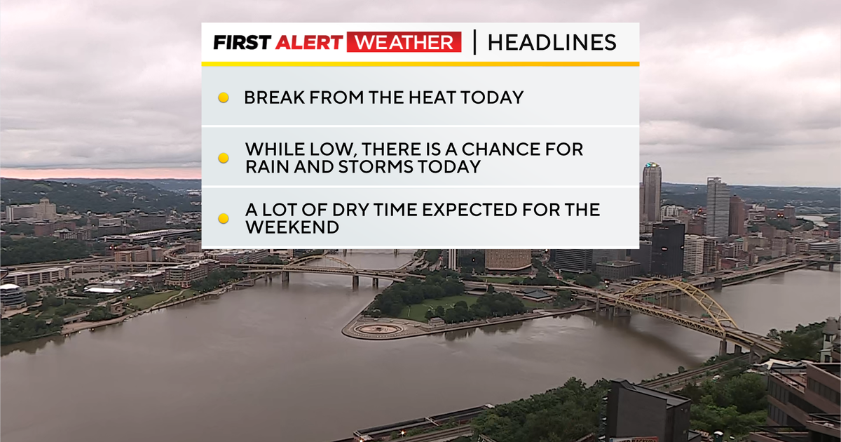 Pittsburgh weather won't be nearly as hot or humid as the weekend begins 