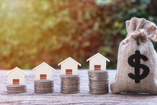 Real estate investment, home loan, mortgage, housing concept. 