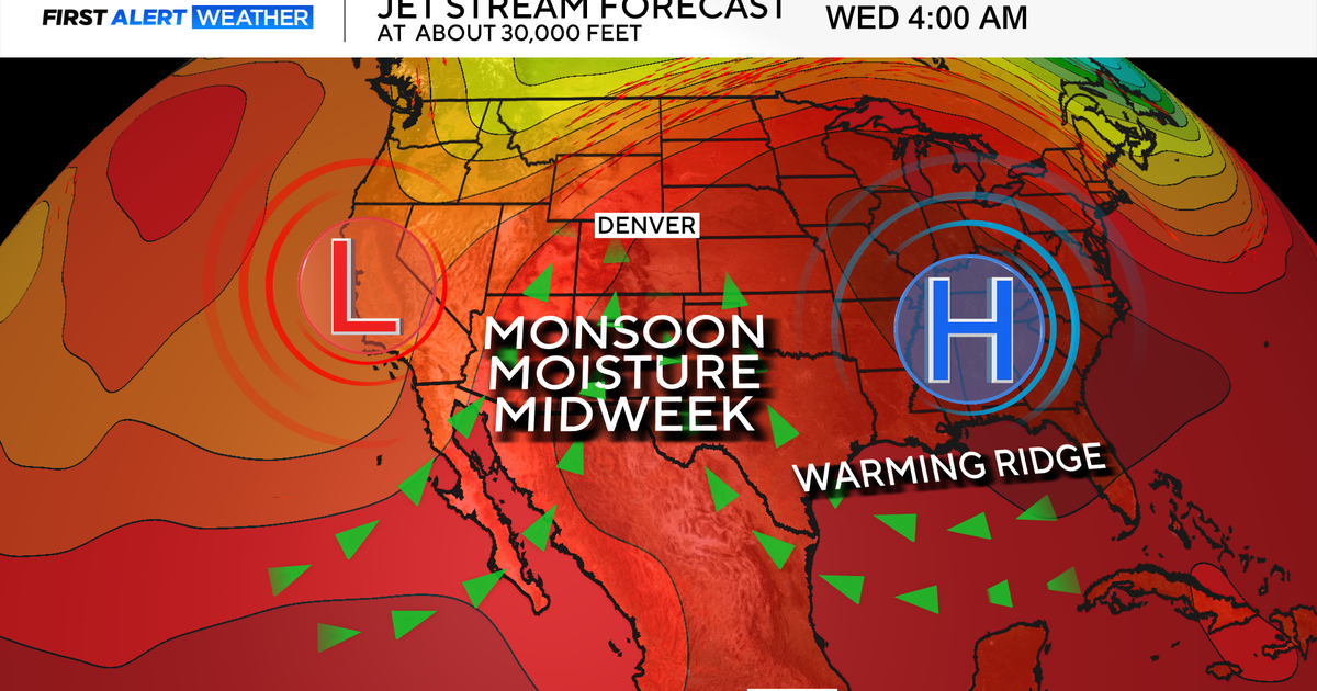 More dry conditions in Colorado before monsoon moisture 