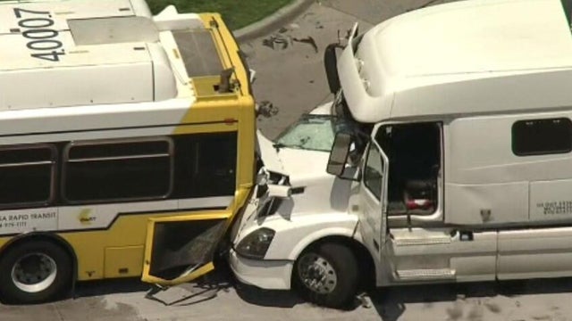 DART bus semi crash 