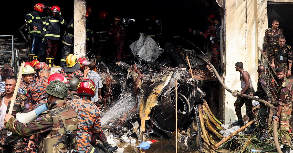 Plane crashes into school in Bangladesh, killing at least 19 people 