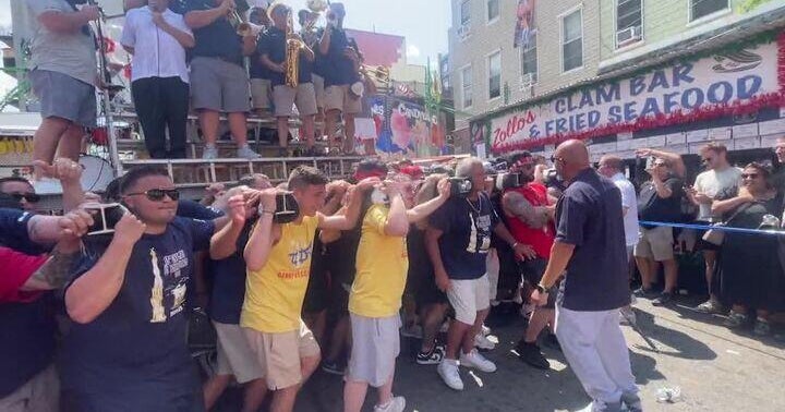 Our Lady of Mount Carmel Feast celebrates towering Giglio tradition 