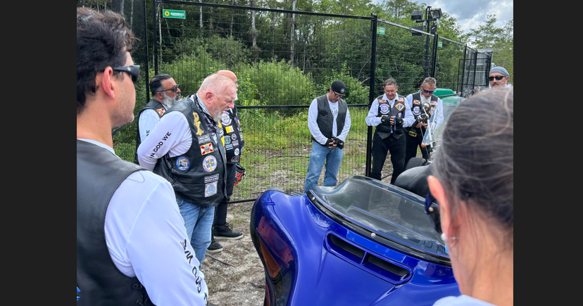 Miami Archbishop Thomas Wenski rides Harley to Alligator Alcatraz, prays for detainees 