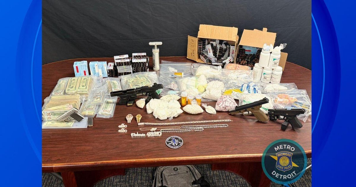 Over $330,000 worth of street drugs seized by police in Metro Detroit 