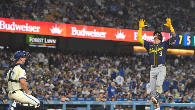 Brewers Dodgers Baseball 
