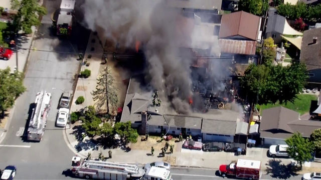 San Jose House Fire on Gavota Avenue 