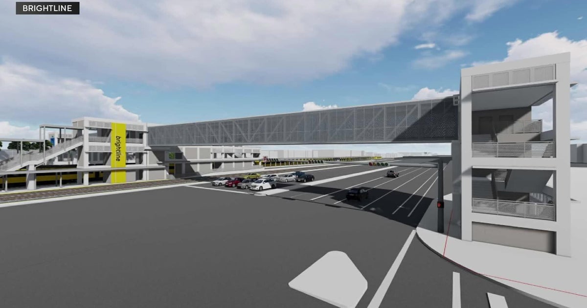 Pedestrian bridge that connects Aventura Mall to Brightline station coming soon 
