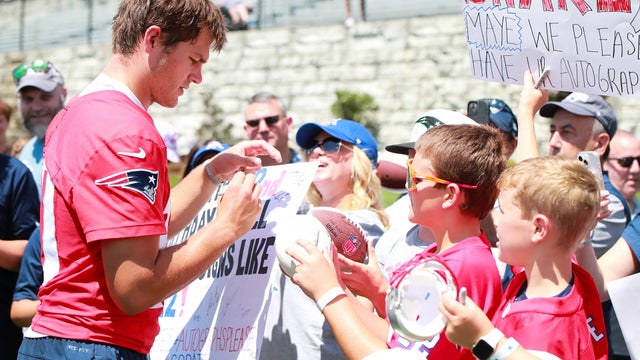 Drake Maye Patriots Training Camp 
