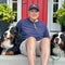 A dog trainer had no symptoms. An X-ray found a terminal disease
