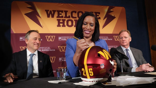 Washington Commanders And DC Mayor Bower Announce Agreement For New Stadium At RFK Site 