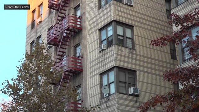 An apartment building on College Avenue near East 171st Street in the Bronx 