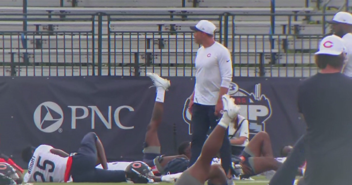 Bears players note Ben Johnson's intensity on day 2 of training camp 