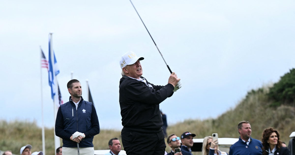 Trump accuses Scotland’s full-golf visit by opening a new golf course carrying his name