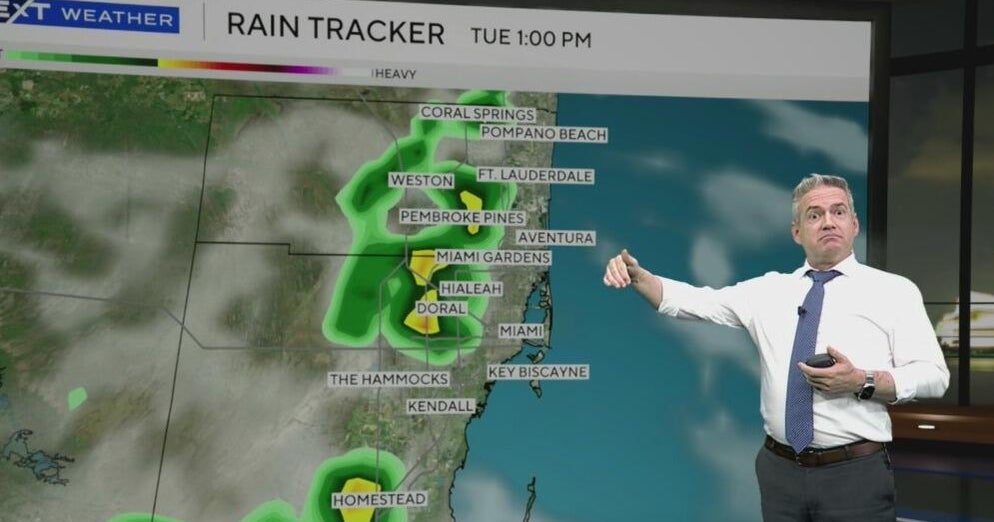 Rain chances increase for South Florida on Tuesday - CBS Miami