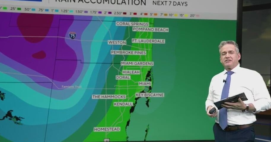 Rain chances hold steady at 20 percent for South Florida - CBS Miami