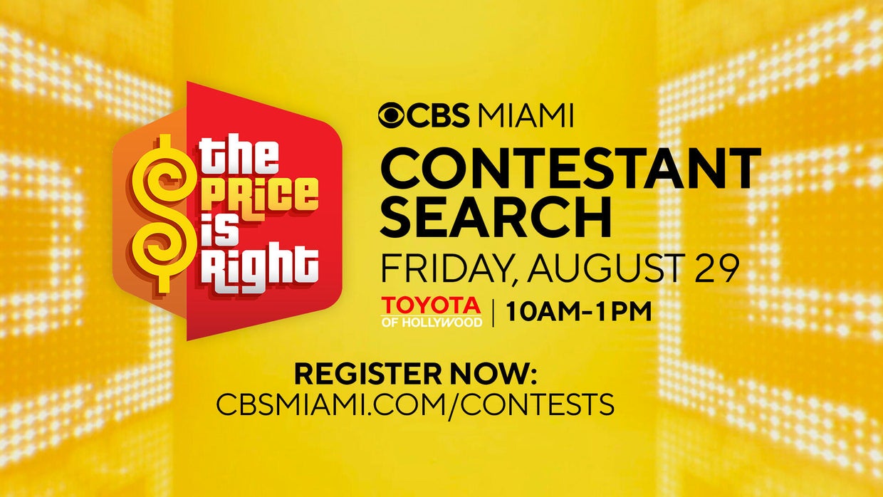 Come on down! Here's your chance to be on The Price is Right - CBS Miami