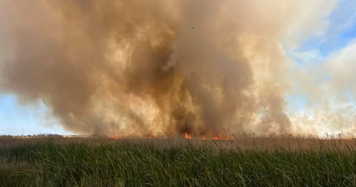 Crews battling grass fire near Woodland off Interstate 5 