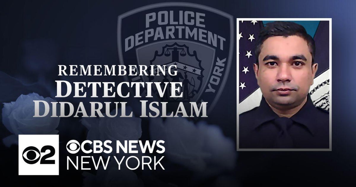 Citywide vigil held for NYPD Det. Didarul Islam - CBS New York