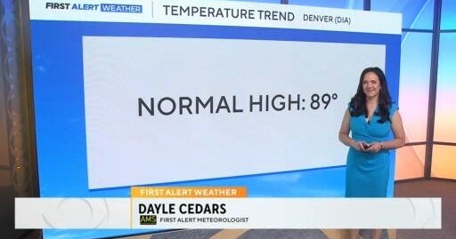 Near normal temperatures for Denver on Sunday - CBS Colorado