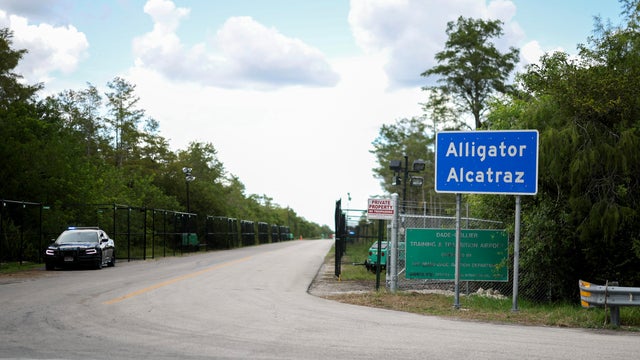 Interfaith Faith Leaders Gather For Vigil Outside Alligator Alcatraz Detention Camp 