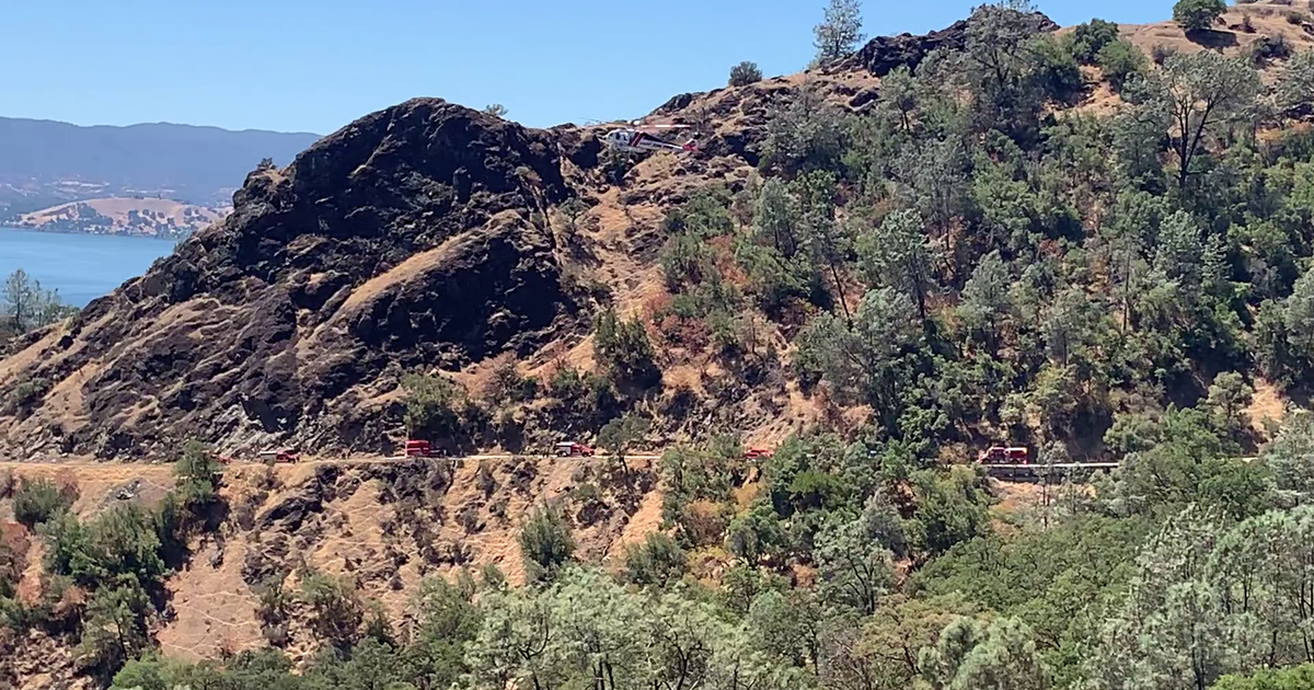 3 Lake County firefighters escape with minor injuries after crashing down steep cliff 