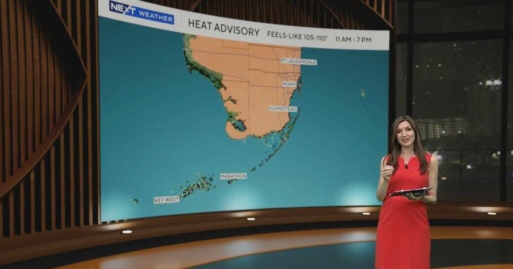 Dangerous heat threatens Miami-Dade and Broward, advisory issued 