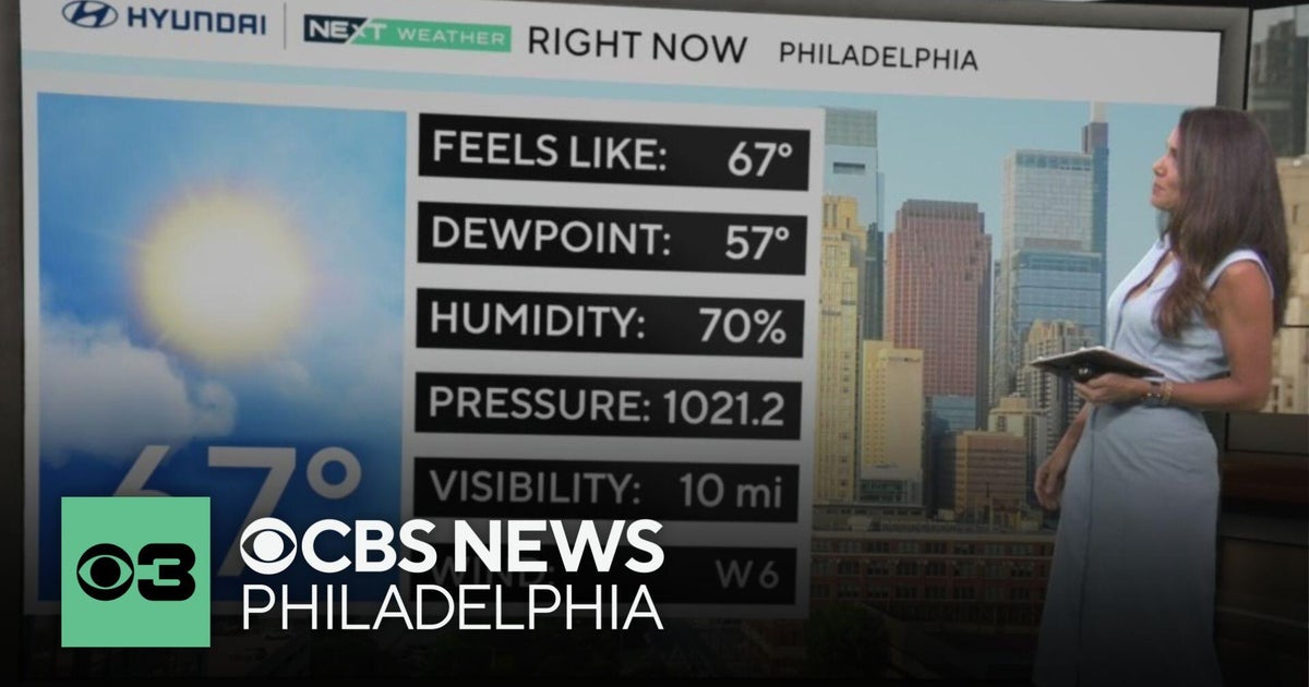 Making a run for 90 degrees | NEXT Weather - CBS Philadelphia