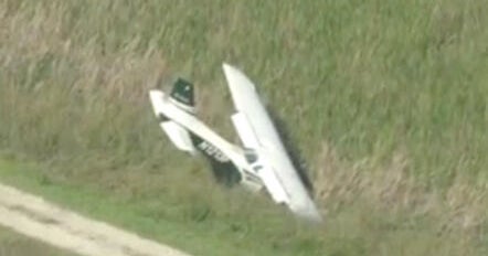 Small plane crashes in the Everglades in Broward, two onboard rescued, authorities say
