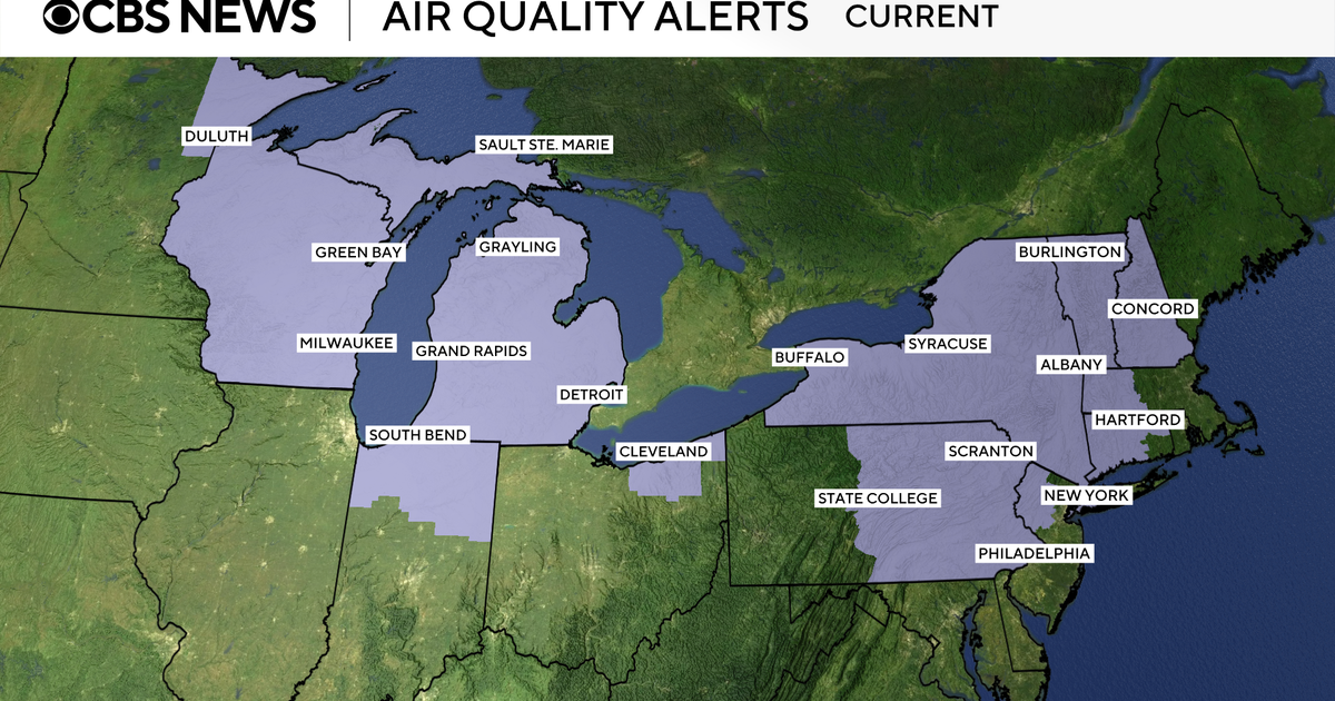 Air quality maps show how Canadian wildfire smoke is affecting U.S. 