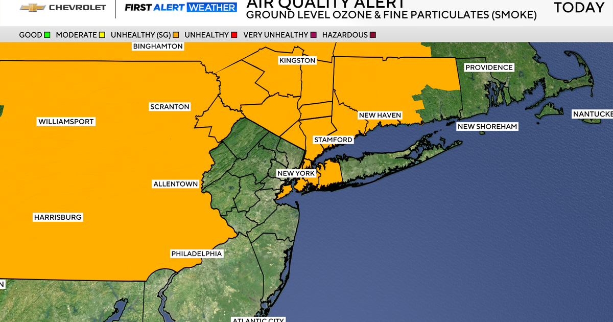 Why is the air quality bad today? Alert issued for NYC area 