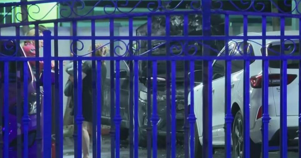 Arson investigation underway after car set on fire at Miami apartment complex, officials say
