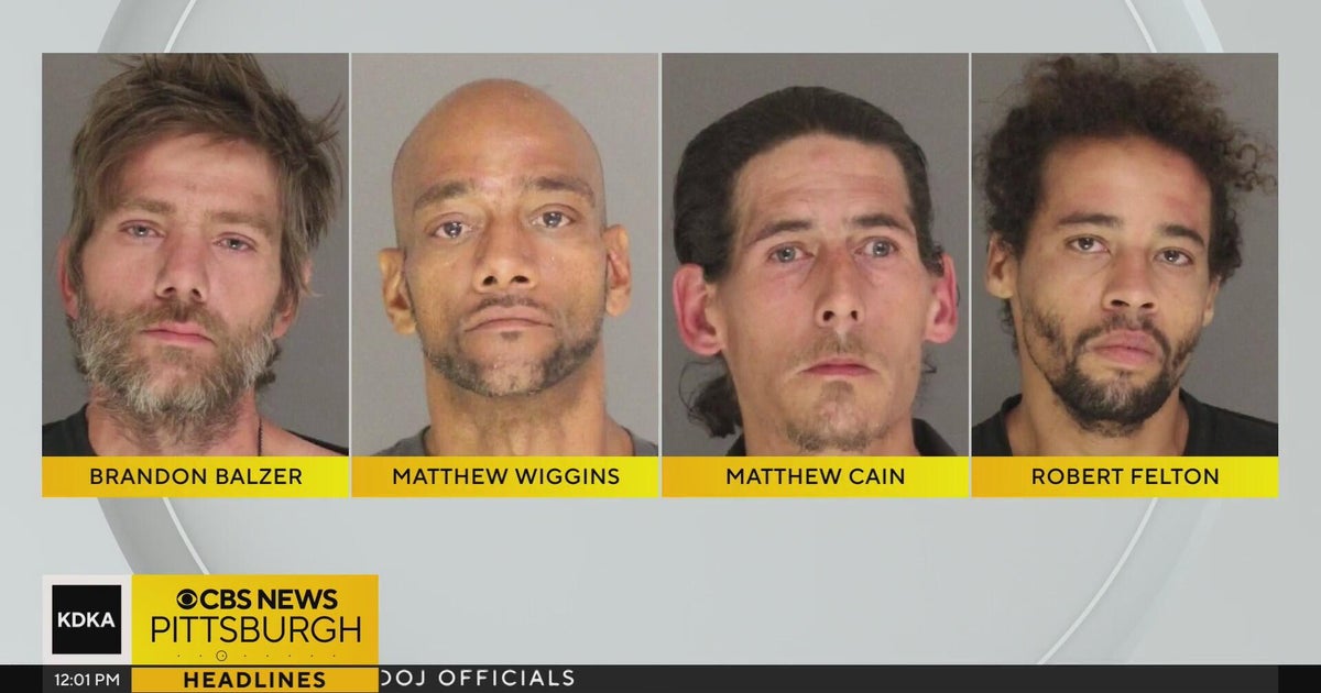 Four men charged for attempting to steal copper piping - CBS Pittsburgh