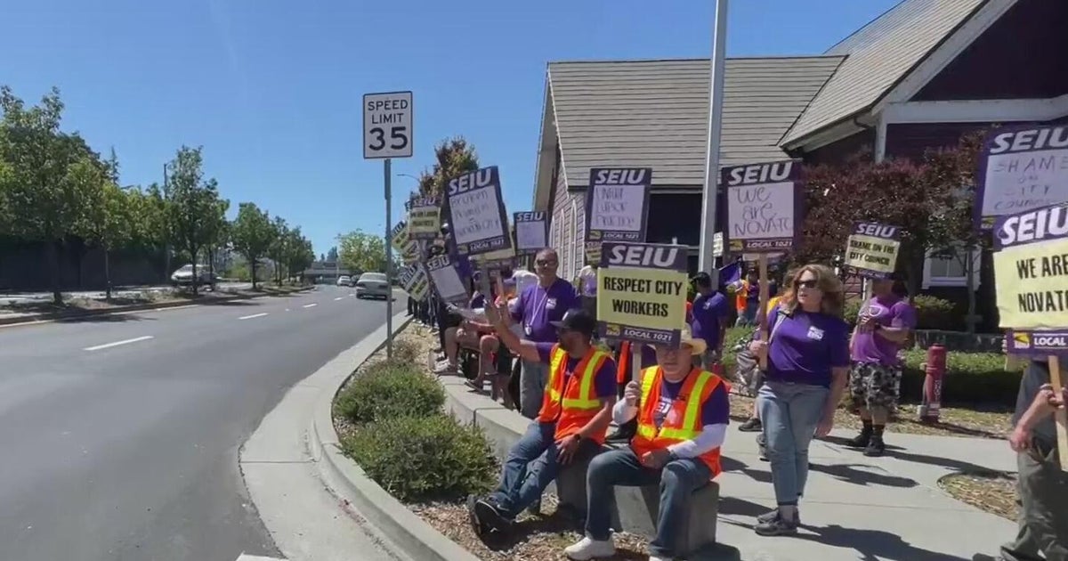Novato city workers on strike, say better wages will help retain workforce 