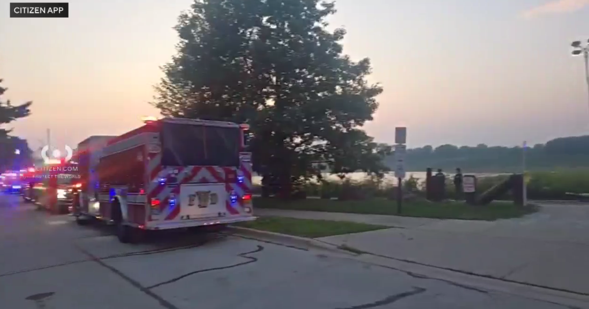 Large police and fire response at pond in Wood Dale 
