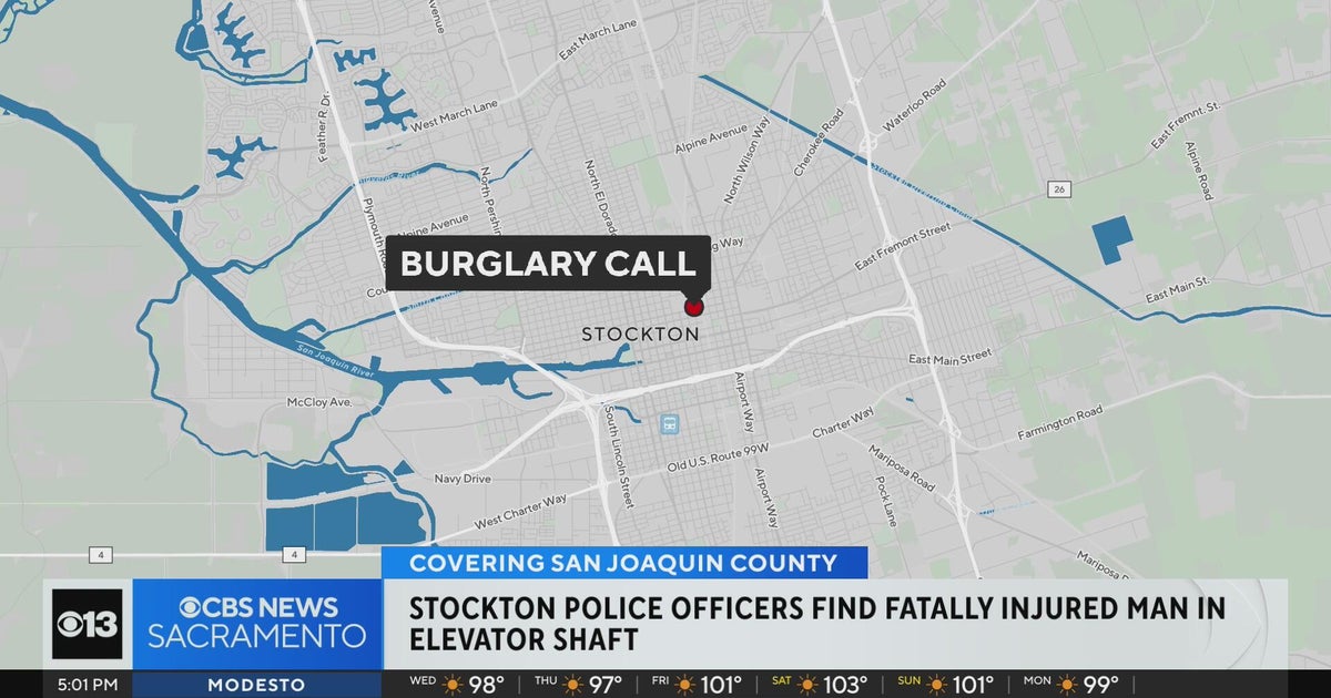 Man found dead in Stockton elevator shaft, police say - CBS Sacramento