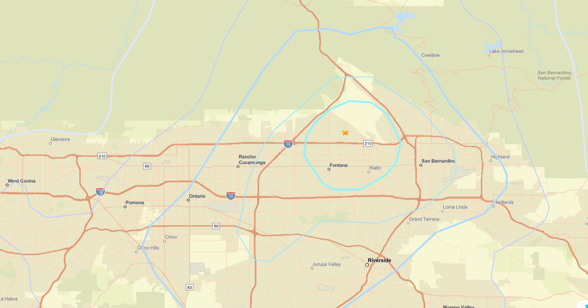 3.5-magnitude earthquake strikes near Rialto in San Bernardino County 