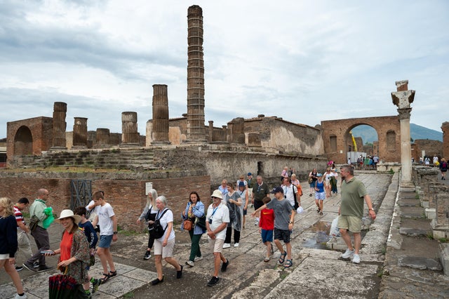 Archaeological Park of Pompeii draws tourists from around the world 