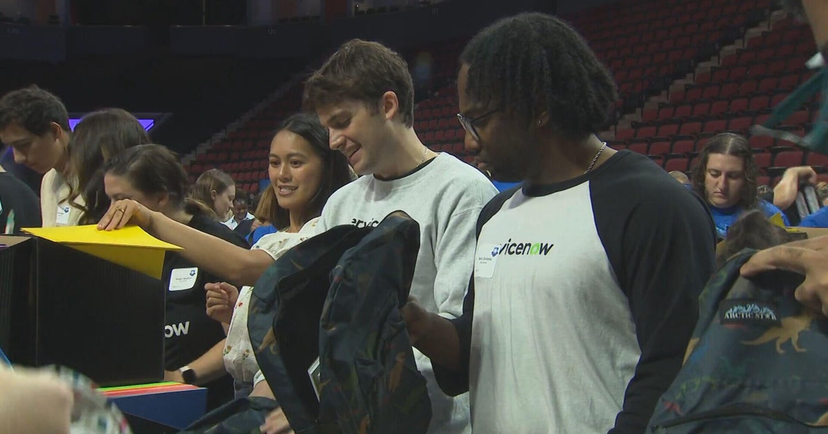 45,000 backpacks filled with school supplies to help students in need 