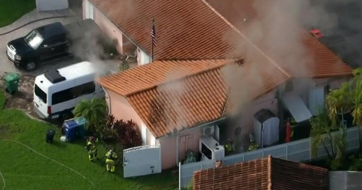 Two victims found inside burning Miami-Dade home near Kendall, authorities say