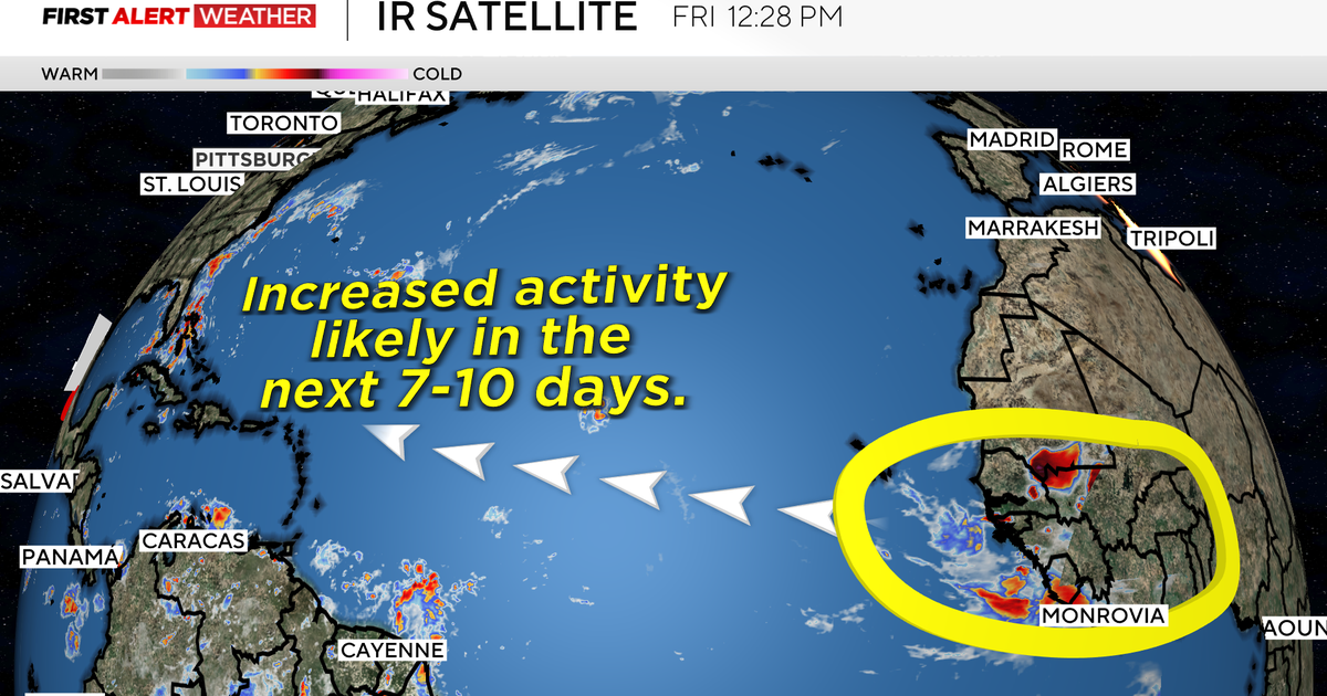 Main development region for Atlantic tropical systems could become active in the coming days 
