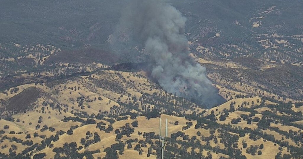 Berry Fire burns vegetation in Napa County north of Lake Berryessa 
