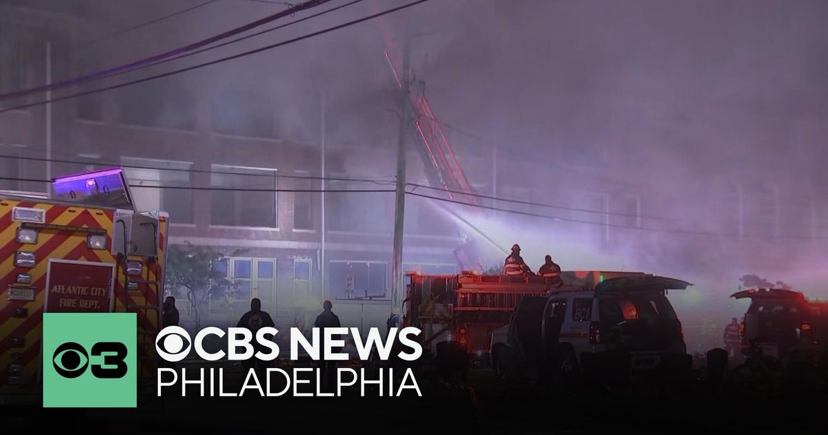 Massive fire breaks out at New Jersey Avenue School building in Atlantic City
