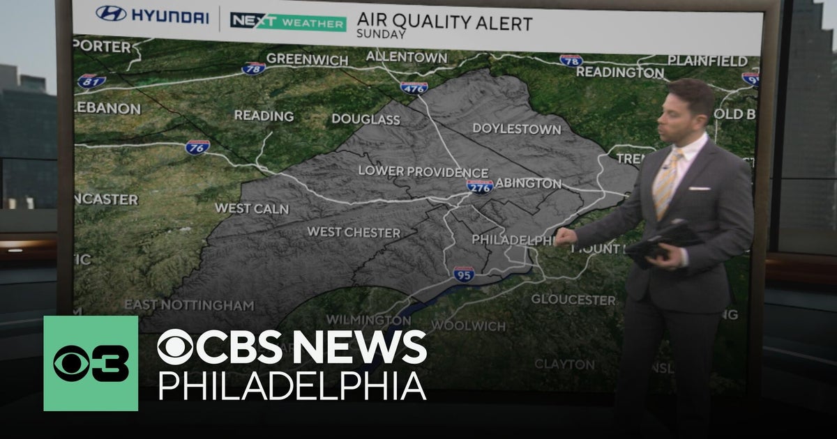 Beautiful skies continue in the Philadelphia region. Air quality alert ...
