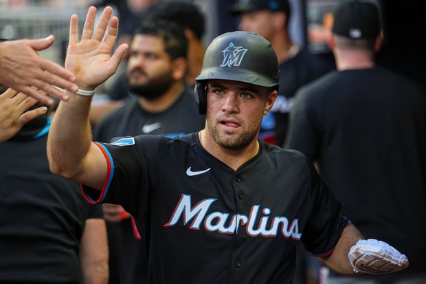 Marlins Braves Baseball 