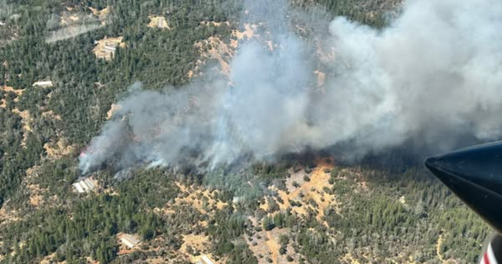 Ponderosa Fire near Dobbins threatens structures, spreading at dangerous rate 