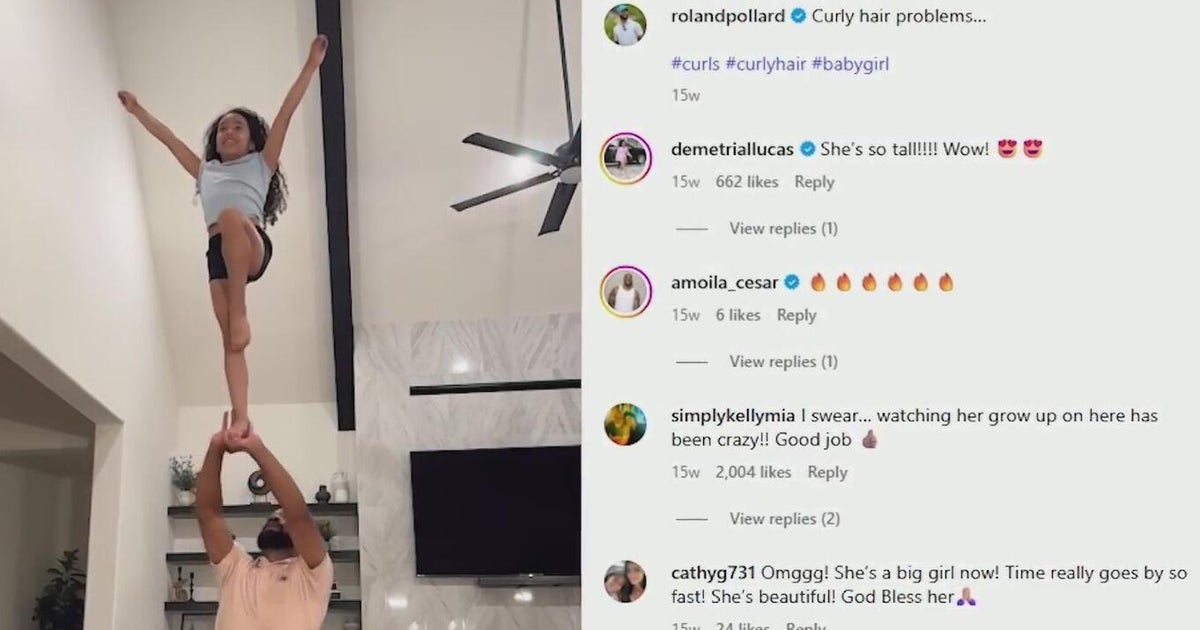 North Texas father-daughter duo goes viral on social media for cheer stunts 