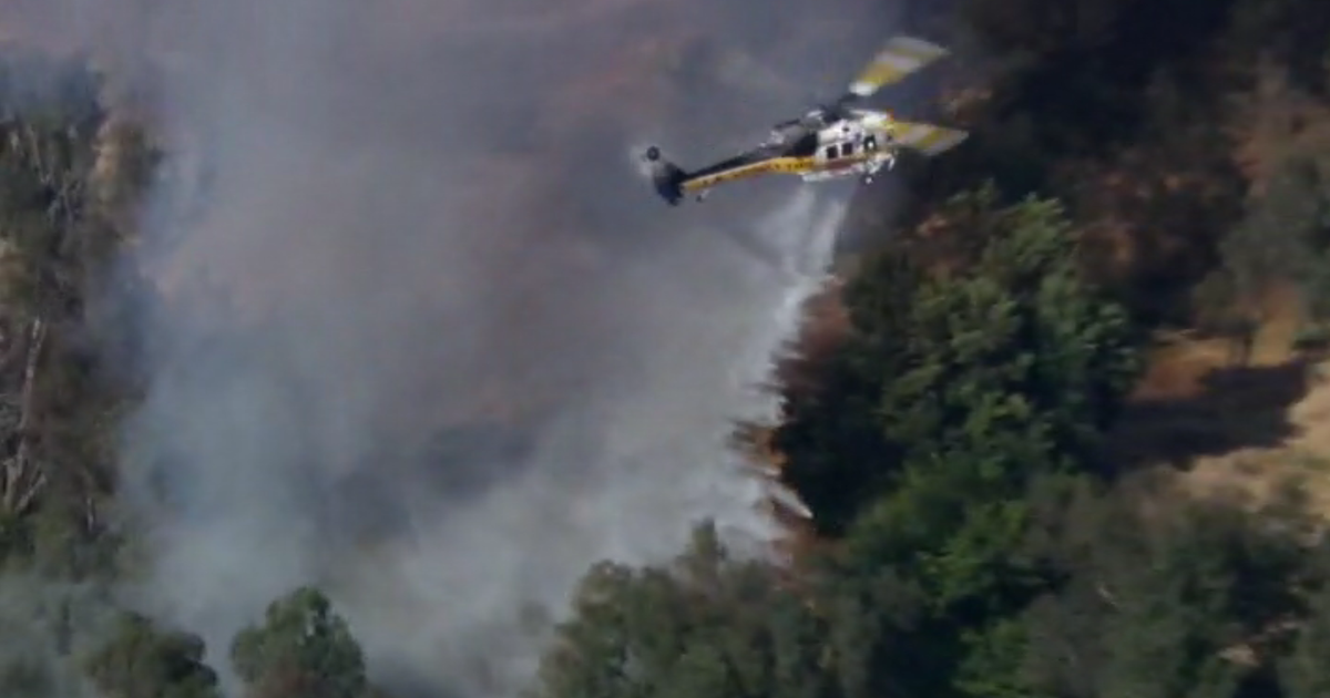 LA County crews stop forward progress of small brush fire in South El Monte 