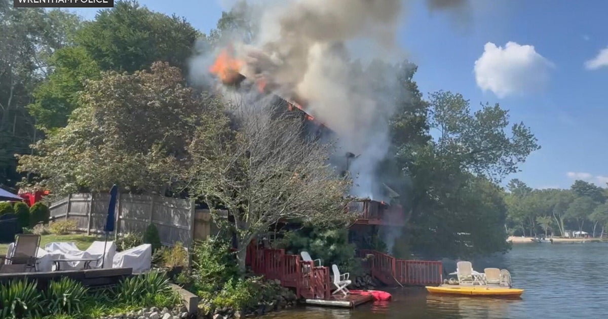Woman jumps to escape burning home on Lake Pearl in Wrentham 
